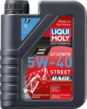 Моторное масло Liqui Moly Motorbike 4T Synth Street Race 5W-40 1 л