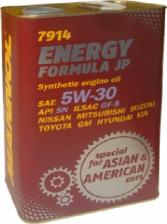 Моторное масло Mannol Energy Formula JP 5W-30 4 л – фото 4