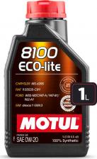 Моторное масло Motul 8100 Eco-lite 0W-20 1 л