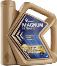 Моторное масло Роснефть Magnum Ultratec 5W-40 4 л