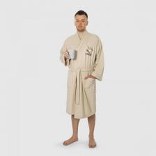Мужская одежда для дома Asil Халат мужской махровый Sauna Kimono brown XXL
