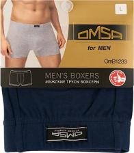 Мужские трусы Omsa Боксеры мужские 1233 Blu Scuro, размер 50