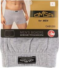 Мужские трусы Omsa Боксеры мужские 1233 Grigio Melange, размер 48