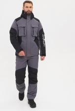 Мужской спортивный костюм Huntsman Костюм демисезонный Торнадо -15 ткань Breathable цвет Серый 56-58 170-176