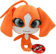 Мягкая игрушка Miraculous Мягкая игрушка и Супер-Кот Большой плюшевый Квами Баркк 24 см M13001