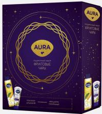 Набор косметики Aura Подарочный набор Фруктовые чары (гель для душа, крем для рук)