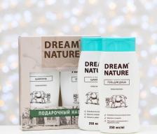 Набор косметики Dream Nature Подарочный набор для женщин Козье молоко (шампунь и гель для душа)