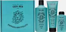Набор косметики Eden Набор подарочный для мужчин FOR MEN в коробке шампунь укрепляющий 250 мл + гель для бритья увлажняющий 125 мл + бальзам после бритья 100 мл