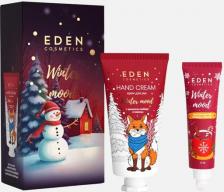 Набор косметики Eden Набор средств для ухода за телом Подарочный набор новогодний Крем для рук + Бальзам для губ с ароматом имбиря и корицы