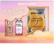 Набор косметики Grace and Stella Подарочный набор для ухода за кожей лица Dew-tox & chill 3 шт
