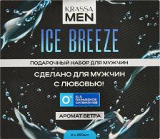 Набор косметики Krassa Набор Шампунь-кондиционер 2в1 Гель для душа MEN Ice Breeze