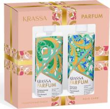 Набор косметики Krassa Подарочный набор Parfum Утончённый сатин, шампунь 400 мл+кондиционер 400 мл
