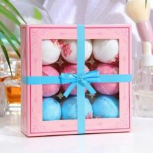 Набор косметики Laboratory Katrin Бомбочки для ванны Candy bath bar Набор бурлящих шаров "Love&Candy" 360г