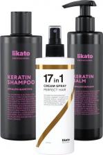Набор косметики Likato Набор для ухода за волосами Подарочный набор для волос keratin hair gloss