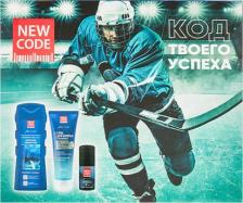 Набор косметики New Code Набор средств для ухода за телом Подарочный набор Power Шампунь-гель + Гель для бритья + Дезодорант