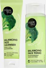 Набор косметики Organic Shop Super Green Подарочный набор косметики для женщин: детокс гель для умывания 100 мл, успокаивающий тоник 200 мл. Очищающий женский уход для лица