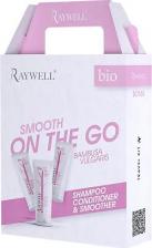 Набор косметики Raywell Подарочный набор Smooth Travel Set с разглаживающим кремом, шампунем и кондиционером