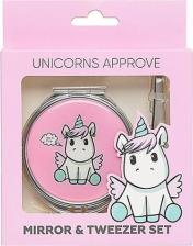 Набор косметики Unicorns Approve Набор подарочный зеркальце+щипчики