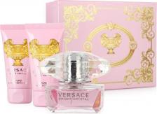 Набор косметики Versace Bright Crystal Набор: туалетная вода 50мл, лосьон для тела 50мл, гель для душа 50мл