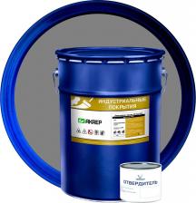 Наливной пол Micar Краска эпоксидная для бетонных полов Акрэп-Б10 двухкомпонентная серая 20 кг+0,4 кг