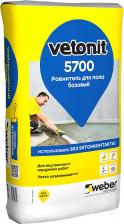 Наливной пол Vetonit 5700 стяжка пола (25кг) / 5700 ровнитель для пола базовый (25кг)