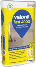 Наливной пол Vetonit Универсальный наливной пол fast 4000