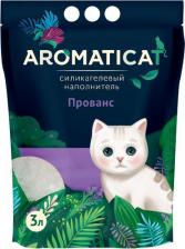 Наполнитель для кошачьего туалета Aromaticat Впитывающий наполнитель для кошек Прованс силикагелевый, 1.25 кг, 3 л