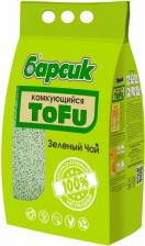Наполнитель для кошачьего туалета Барсик Наполнитель комкующийся TOFU Зеленый Чай 30л/15.4кг