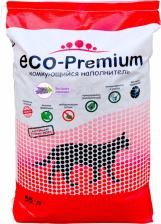 Наполнитель для кошачьего туалета ECO-Premium Наполнитель Лаванда комкующийся древесный лаванда 20,2кг 55 л