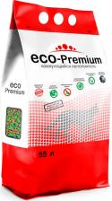 Наполнитель для кошачьего туалета ECO-Premium Наполнитель Тутти-фрутти комкующийся древесный ягоды 20,2кг 55 л