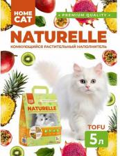 Наполнитель для кошачьего туалета Homecat NATURELLE Мультифрукт 15 л комкующийся растительный наполнитель для кошачьих туалетов с ароматом мультифрукт 4620198313087