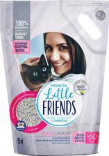Наполнитель для кошачьего туалета Little Friends наполнитель комкующийся растительный (2.5 кг)