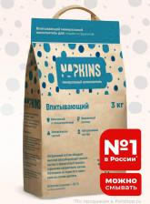 Наполнитель для кошачьего туалета Napkins наполнитель впитывающий наполнитель, 100% Натуральный, без пыли, мелкая фракция, 24 л