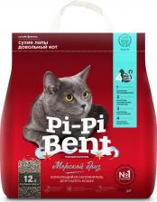 Pi-Pi-Bent Комкующийся наполнитель для кошачьего туалета "Морской бриз", 5 кг