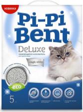 Наполнитель для кошачьего туалета Pi-Pi-Bent Комкующийся наполнитель для кошачьих туалетов DeLuxe Magic white, 5 л, 2 уп
