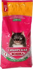 Наполнитель для кошачьего туалета Сибирская кошка Впитывающий наполнитель Комфорт глиняный, 7 л