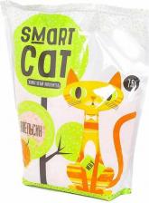 Наполнитель для кошачьего туалета Smart Cat Впитывающий наполнитель для кошек силикагелевый, апельсин, 3.32 кг, 7.6 л