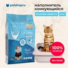 Наполнитель для кошачьего туалета Van Cat комкующийся наполнитель без пыли с ароматом весенней свежести, пакет