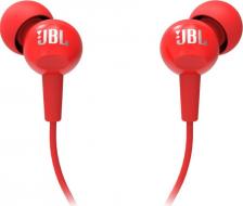 Наушники JBL C100SIU, Red (JBLC100SIURED)