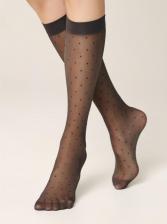 Носки Conte Elegant Гольфы женские FANTASY DOTS серые 36-39