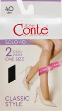 Носки Conte Elegant Комплект носков женских Conte SOLO 40Г черных 23-25