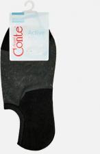 Носки Conte Elegant Женские носки укороченные, в сетку, размер 25, черный 4810226347171