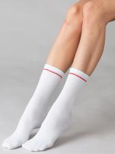 Носки Omsa Носки мужские Active 115 Bianco/Rosso, размер 39-41
