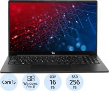 Ноутбук iRU Strato (2084723) [Intel Core i5, 15.6", 1.3 ГГц, 1920 x 1080, DDR4, 16 Гб, 256 Гб, 256 Гб, Windows 11 Pro, Intel Core i5 1235U / 1.3 ГГц]