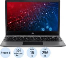 Ноутбук iRU Tactio (2084810) [AMD Ryzen 5, 14", 2.3 ГГц, 1920 x 1080, DDR4, 16 Гб, 256 Гб, 256 Гб, Windows 11 Pro, AMD Ryzen 5 7430U / 2.3 ГГц]