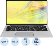Ноутбук Osio F160a-008 [AMD Ryzen 7, 16.1", 1.8 ГГц, 1920 x 1080, DDR4, 16 Гб, 512 Гб, 512 Гб, Free DOS/без ОС, AMD Ryzen 7 5700U / 1.8 ГГц]