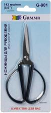 Ножницы бытовые Gamma Ножницы G-901 для рукоделия в блистере 143 мм