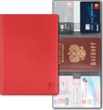 Обложка для документа Flexpocket Обложка для автодокументов унисекс KOD-03 красная