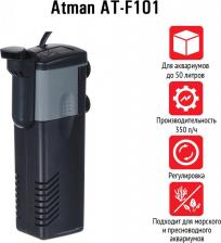 Оборудование для аквариума Atman Фильтр для аквариума внутренний AT-F101, 350 л/ч, 5 Вт