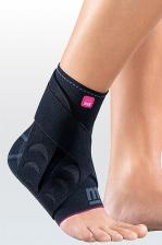 Бандаж medi Бандаж голеностопный Levamed active с силиконовой вставкой и фиксирующими ремнями, серый, K011-52, Универсальные) 4051526780811